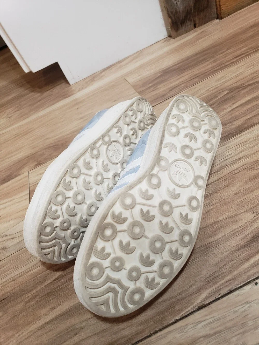 Adidas Gazelle Light Blue Suede Platform Sneaker Women 9